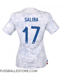Günstige Frankreich William Saliba #17 Auswärtstrikot Damen WM 2022 Kurzarm
